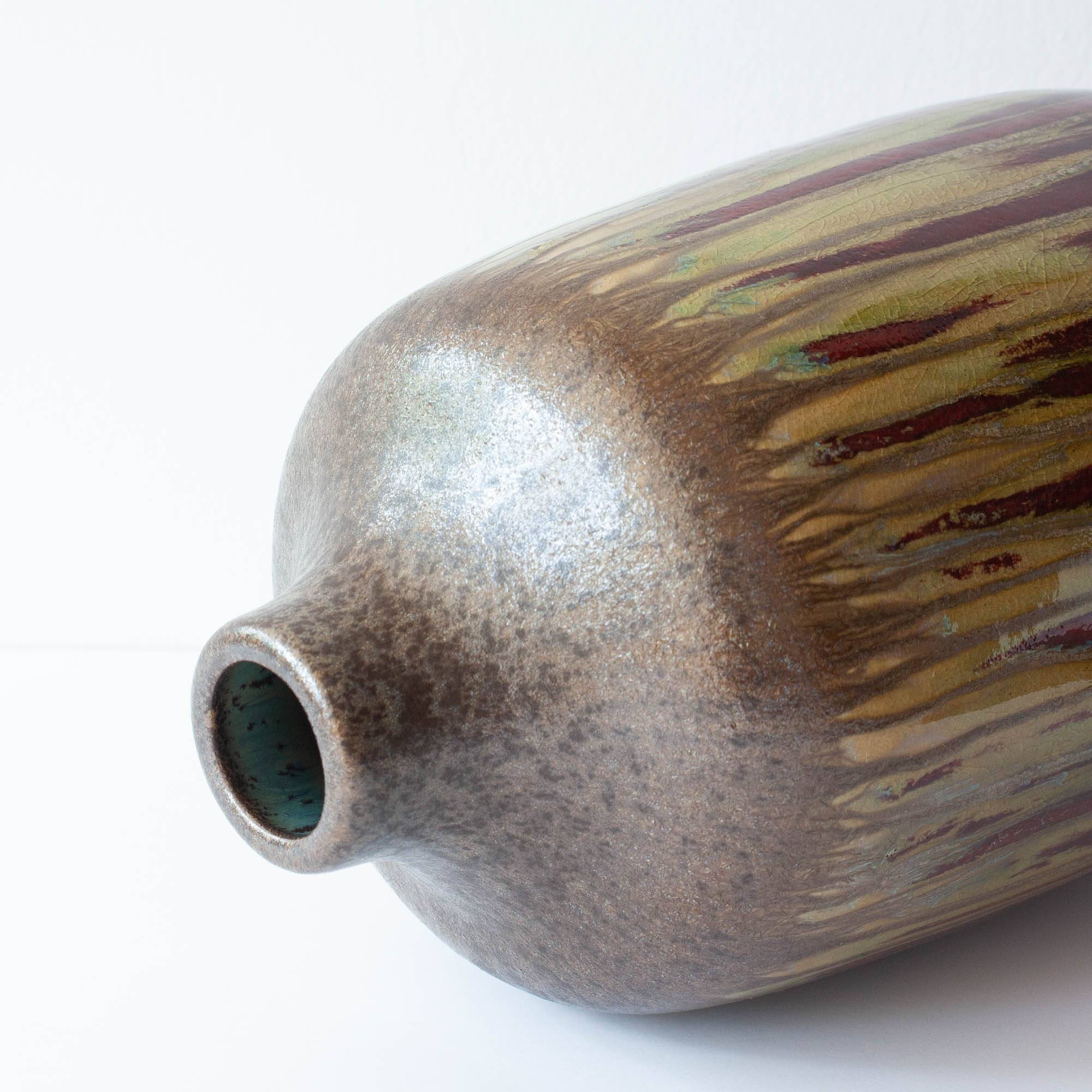 Vintage Lava Ceramic Vase, 1970's