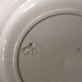 Series of 9 plates Terre de fer