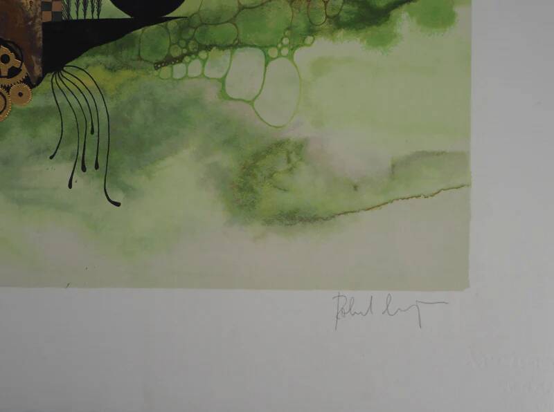 Roland CUCEJ: Triumph of the Moon, original signed lithograph