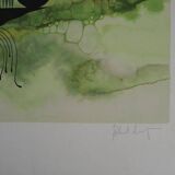 Roland CUCEJ: Triumph of the Moon, original signed lithograph