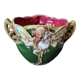 Cache pot barbotine  Onnaing France 824
