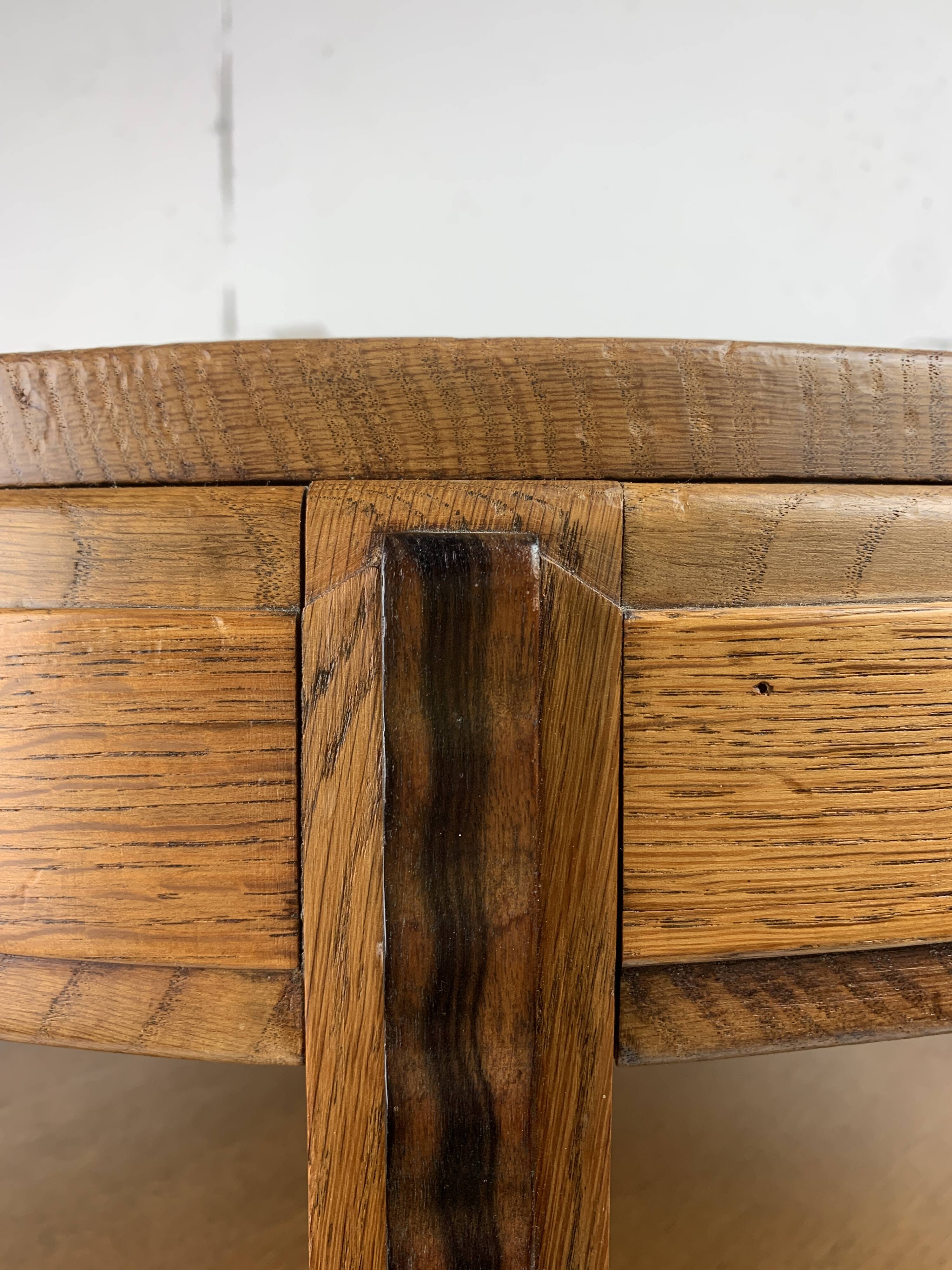 Art Deco Amsterdam School Dutch Occasional Side Table