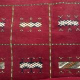 Moroccan wool kilim rug