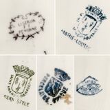Assiettes creuses Terre de Fer dépareillées
