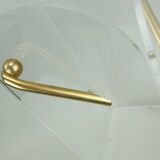 Transparent lucite acrylic umbrella stand 1980s 1990s post modern design