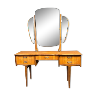 Norwegian teak dressing table,vintage scandinavian 1950s