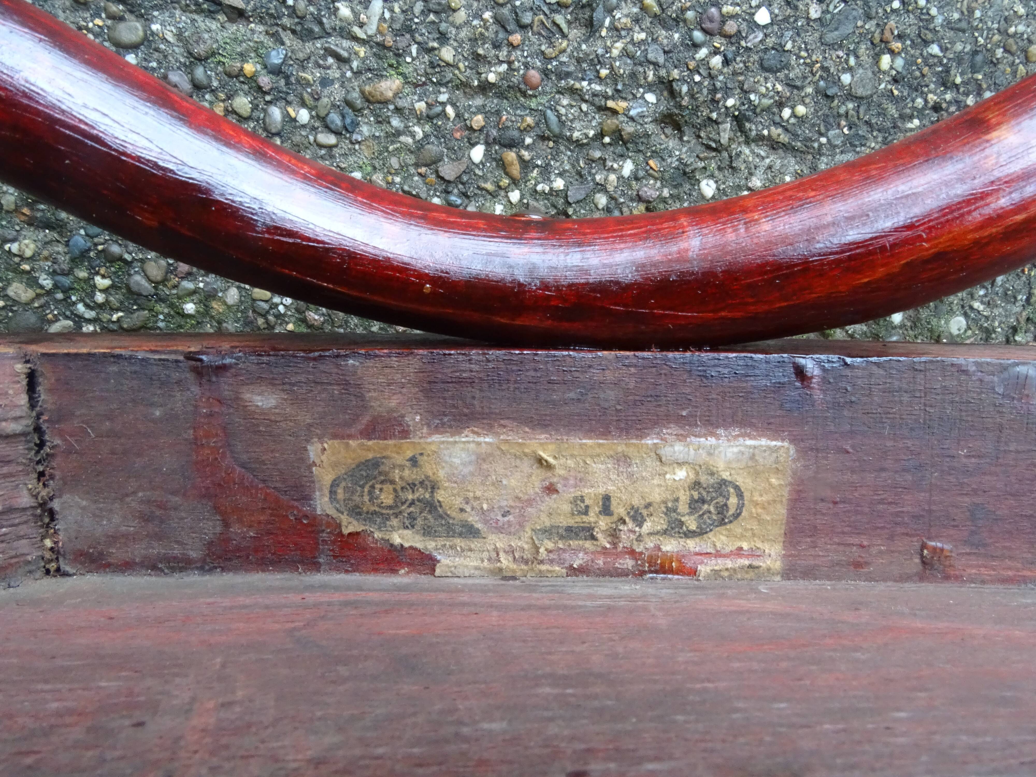 Chair Thonet A 429 of 1928 starred seat