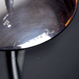 Trio of silver metal candle holders by Mesa, Italy, 1980