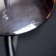 Trio of silver metal candle holders by Mesa, Italy, 1980