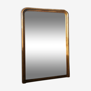 Ancien miroir de cheminée de style Louis Philippe 11èx82cm