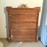 Louis XVI style and 19th century fireplace mirror
