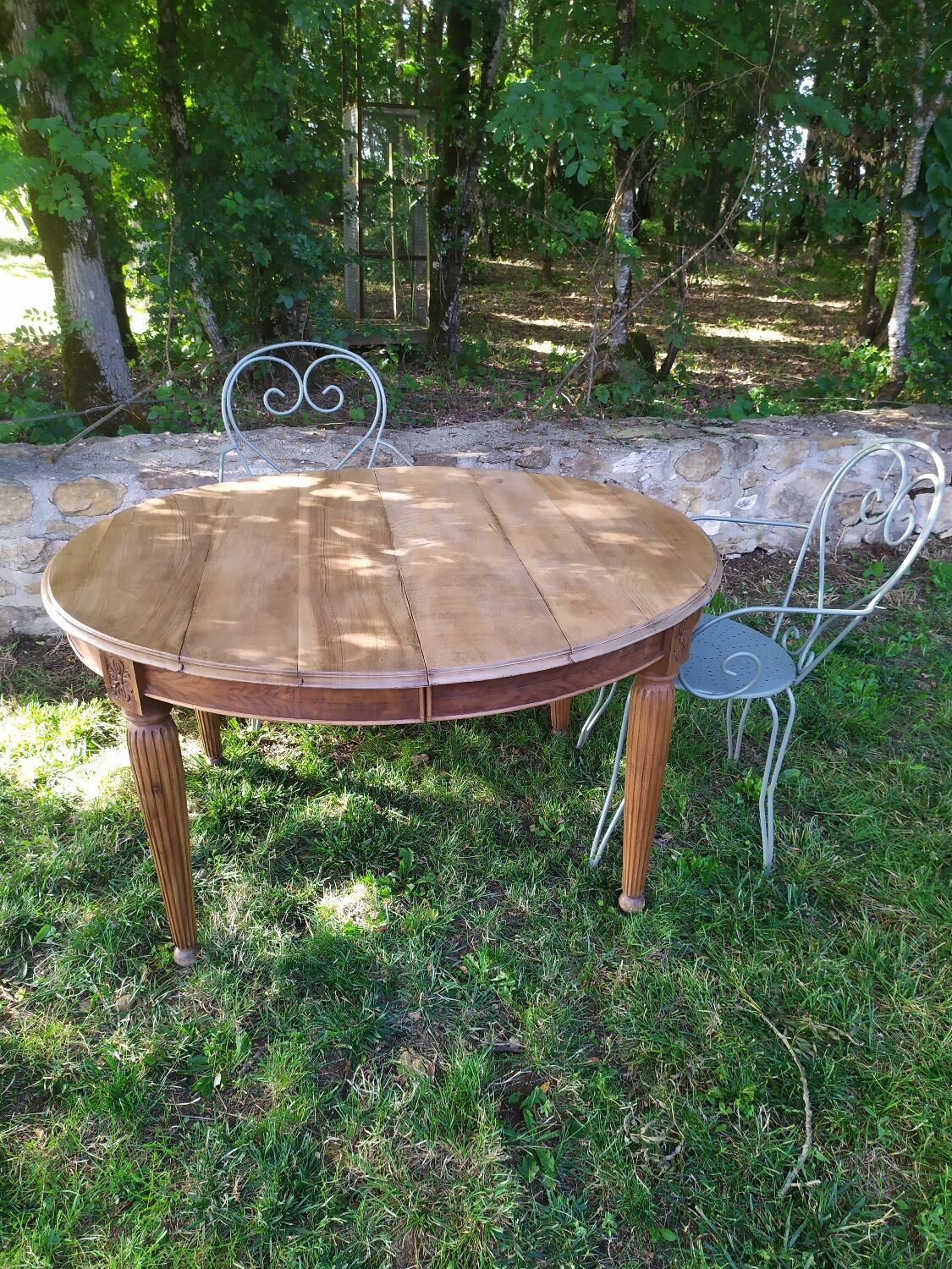 Stamped table