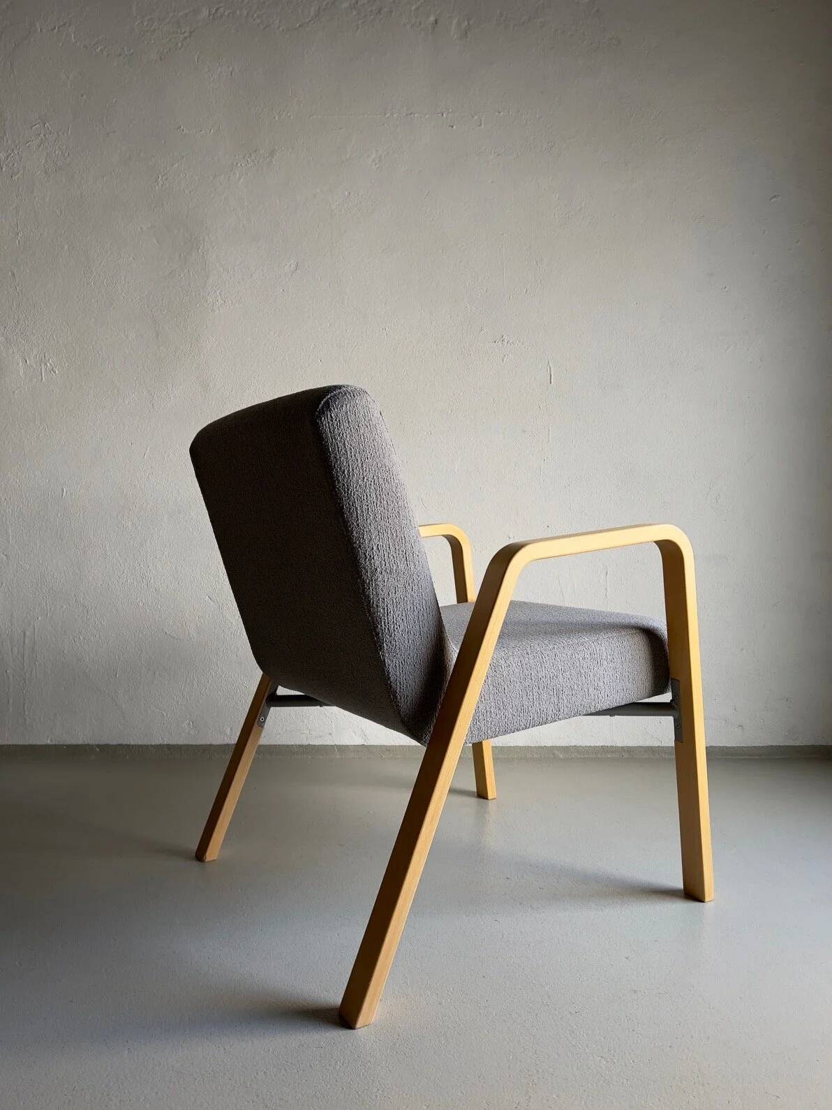 Fauteuil scandinave gris | Années 1980