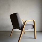 Fauteuil scandinave gris | Années 1980