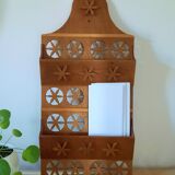 Wooden letter holder