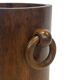 Vintage Wooden Cylinder Umbrella Stand, 1960s minimalist design