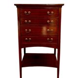 Edwardian storage unit known as a "music cabinet"