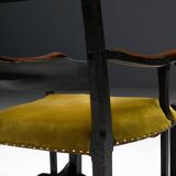 Rustic Folk Art Armchair, France, 19th Century