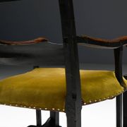 Rustic Folk Art Armchair, France, 19th Century