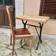 Industrial bistro style table