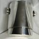 Modernist silver metal Champagne (or wine) bucket