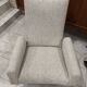 Louis Paolozzi modernist armchairs reupholstered