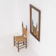 Miroir mural graphique sculptural