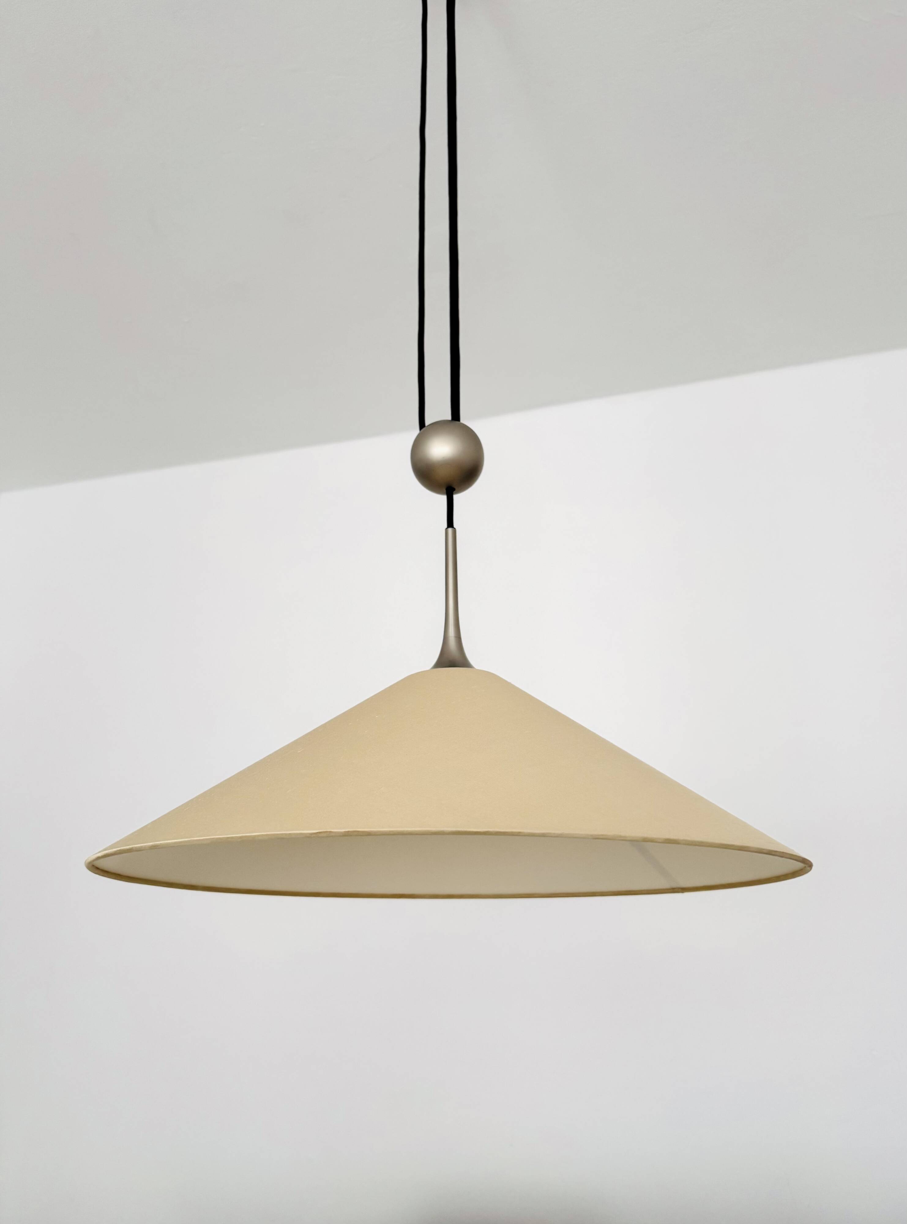 Large Adjustable Pendant Lamp with Counterweight by Florian Schulz
