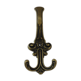 Brass hanging patere