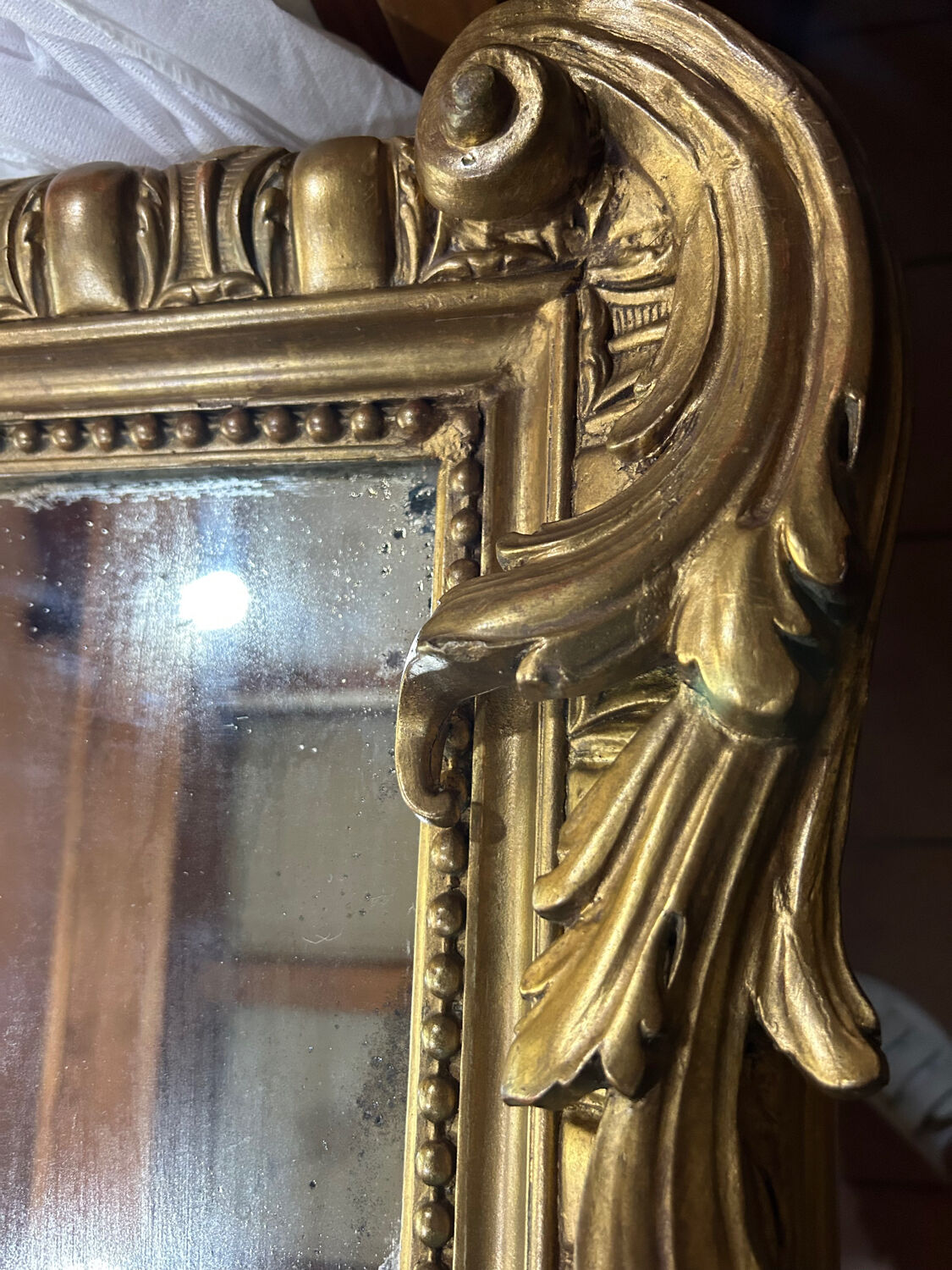 Golden mirror high 2m old