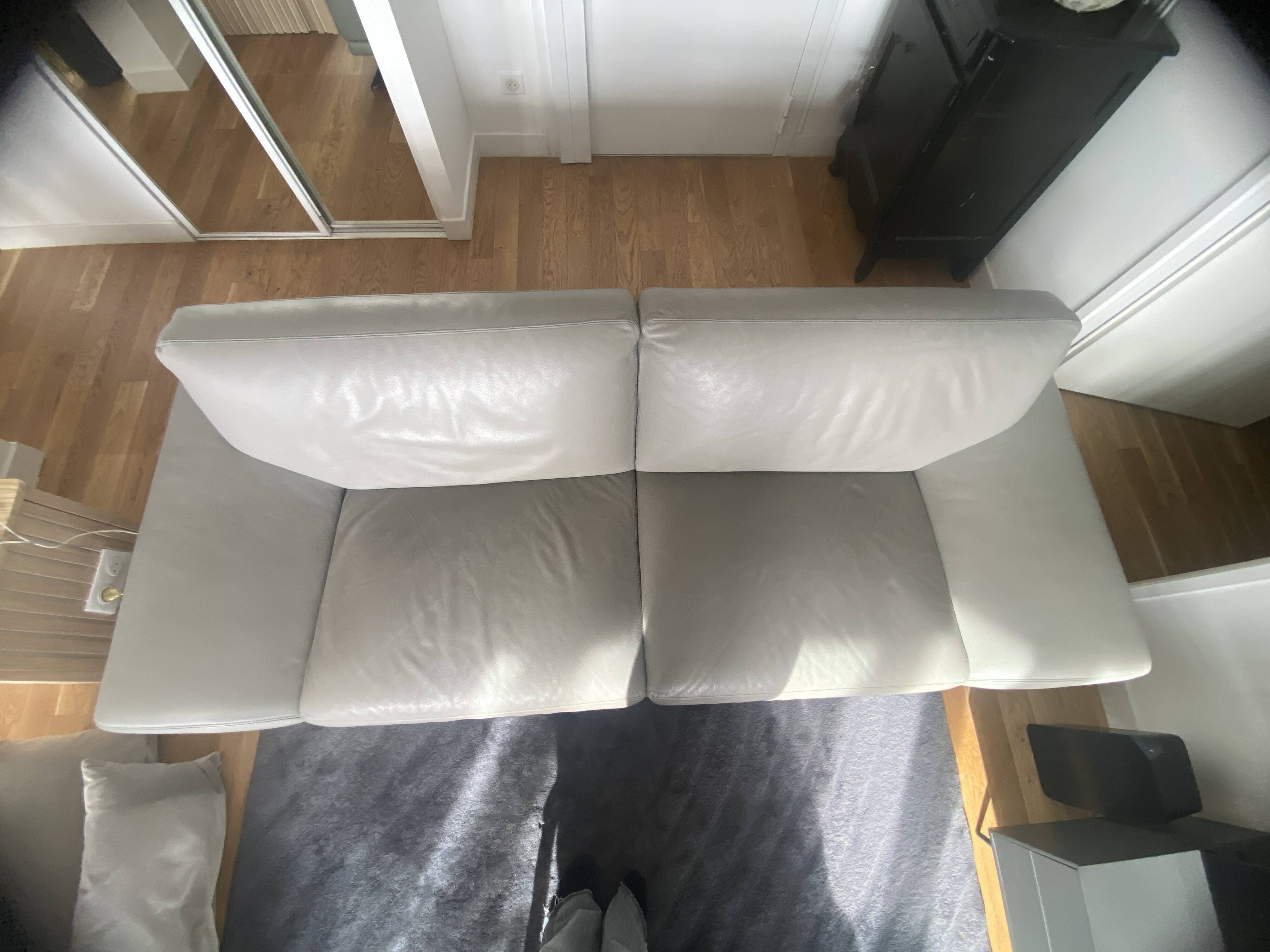 Roche Bobois leather sofa