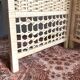 Paravent vintage 3 pans en tressage