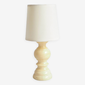 Alabaster bedside lamp