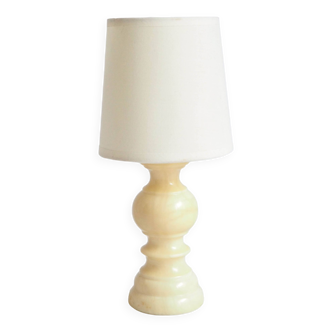 Alabaster bedside lamp