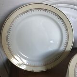 Set of 6 flat plates Lunéville