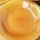 Set of 6 hollow plates Longchamp France mustard - vintage