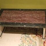 20th Century Italian Polychromed Rectangular Marble Coffee or Cocktail Table