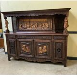 Antique monumental sideboard, credenza