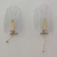 Wall sconces by Carl Fagerlund for Orrefors 1970s