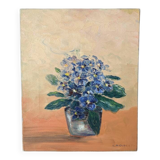 Acrylic on canvas still life bohemian countryside decoration small format