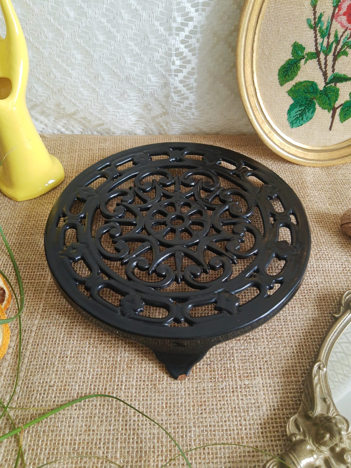 Cast iron underbody Decotec France vintage