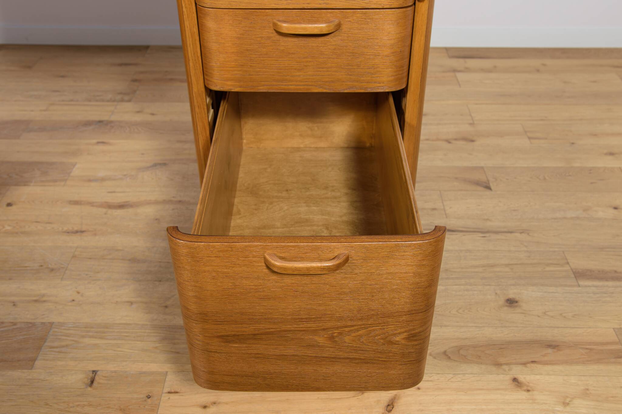 Art Deco Oak Freestanding Desk by Gunnar Ericsson for Facit AB Buromöbel