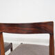 Set of four rosewood dining chairs by Lubke, Germany 1960's