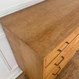 Vintage wooden chest of drawers with 4 drawers