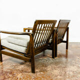 Pair of B-7522 armchairs by Zenon Bączyk, 1960's