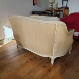 Louis XV style sofa and 2 armchairs