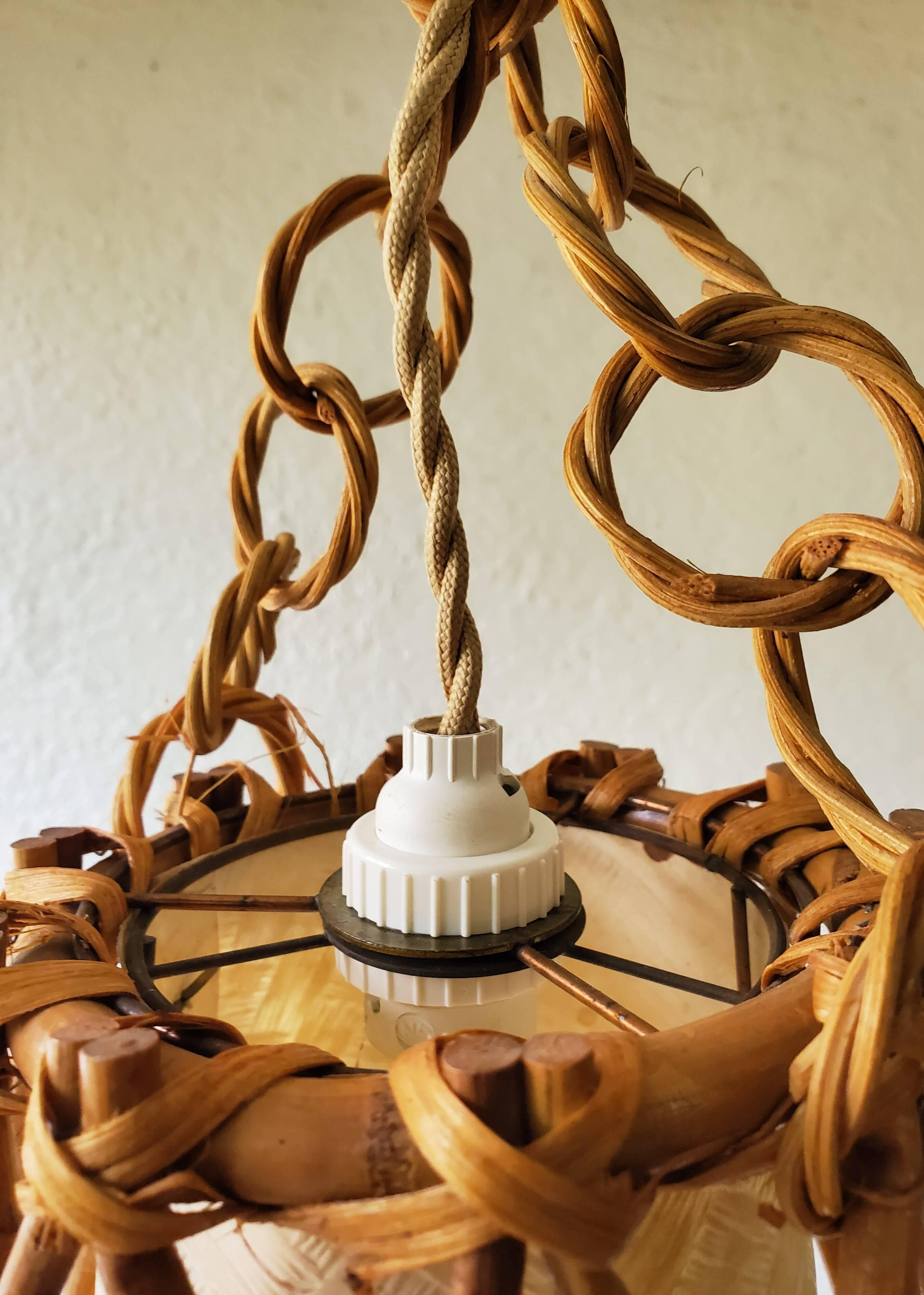 60's rattan suspension