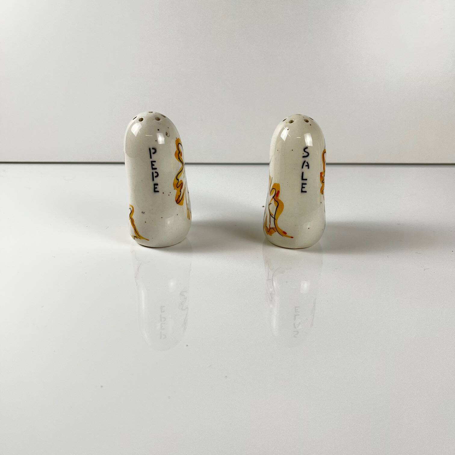 Oil, vinegar, salt & pepper set – Italy, 1950s, MCM