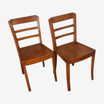 Paire de chaises "Monobloc", Luterma