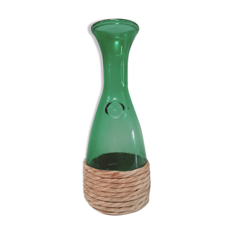 Vase, carafe verte